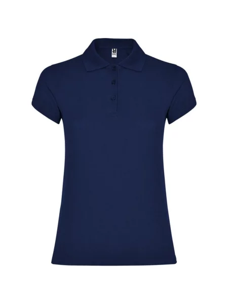Koszulka Polo W niebieska