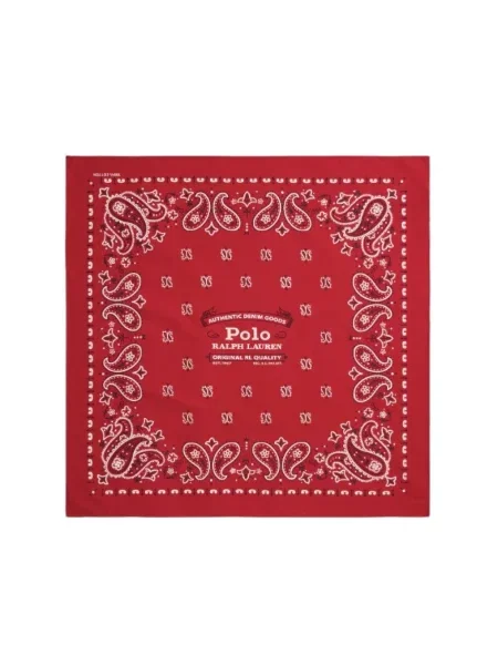 Polo Ralph Lauren COTTON-CLASSIC BANDANA apaszka czerwona