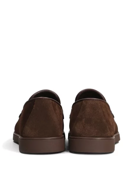 Szarvasbőr loafer Giuseppe Zanotti barna