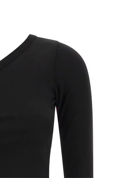Топ Rick Owens Drkshdw с едно рамо черно