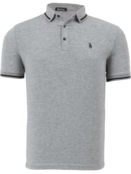 Поло тениска Dewberry сиво