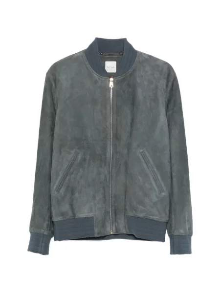 Велурено яке тип бомбър Paul Smith синьо
