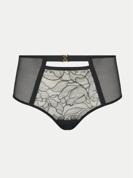 Chantelle X Klasične gaćice s visokim strukom Xquisite crna