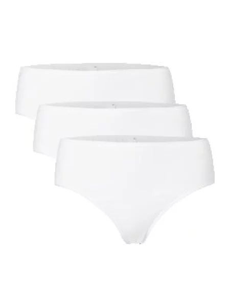 Majtki w zestawie 3 szt. Schiesser białe