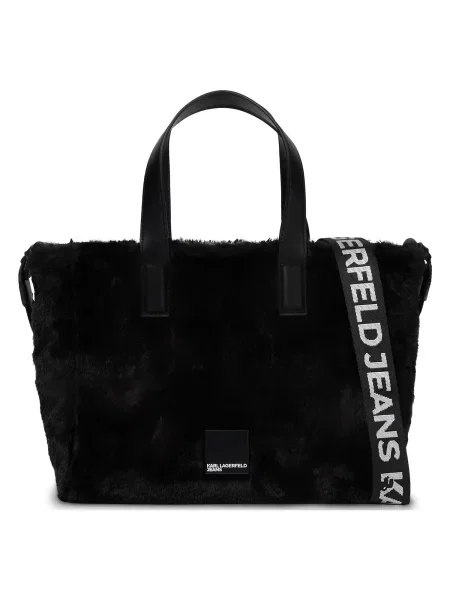 Geantă Karl Lagerfeld Jeans negru