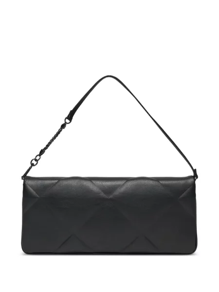 Matlasat geantă shopper Calvin Klein negru