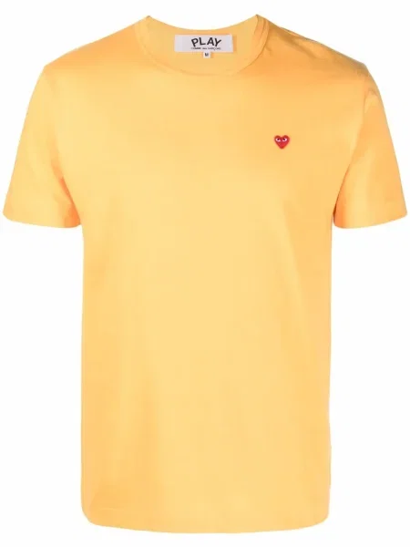 Tricou Comme Des Garcons Play scurt portocaliu