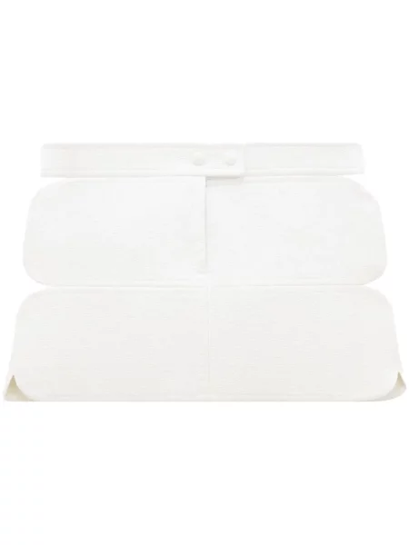 Mała mały spódnica mini Courreges biała