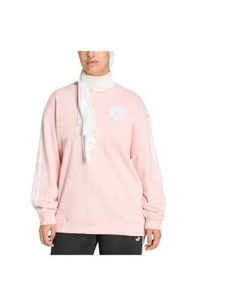 Bluza Adidas koronkowa różowa