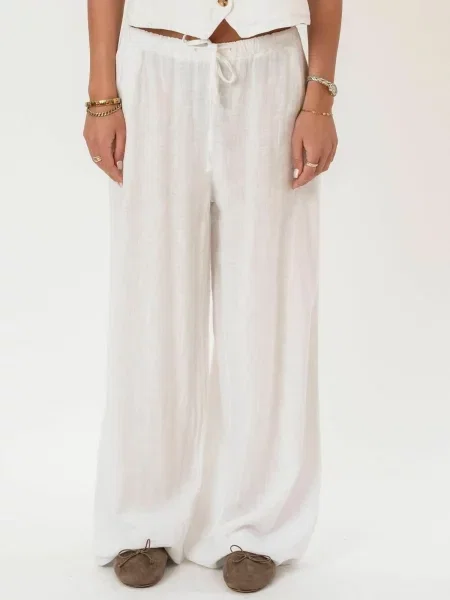 ITS MAY Pantaloni Luna alb