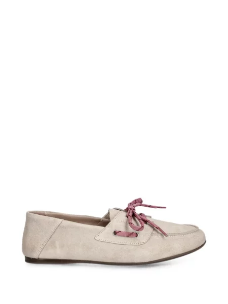 Pantofi loafer Marc O'polo cu șireturi din piele de căprioară