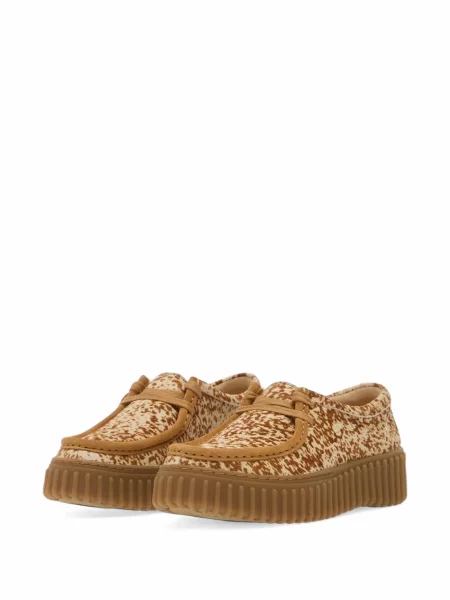 Pantofi Clarks cu imagine maro