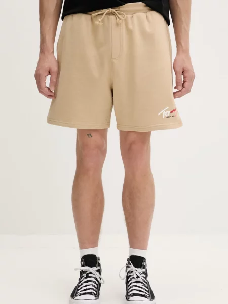Tommy Jeans szorty dresowe beżowe