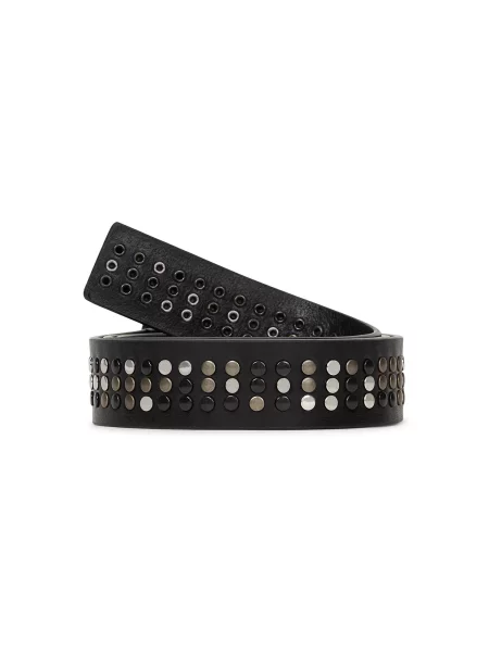KARL LAGERFELD JEANS Curea STUDDED' negru