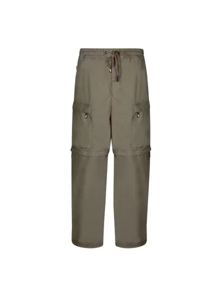 Spodnie cargo Moncler zielone