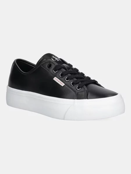 Superge Calvin Klein Jeans VULC FLATFORM LTH črna
