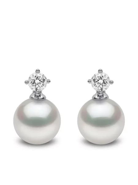 Класическа обеци Yoko London бяло