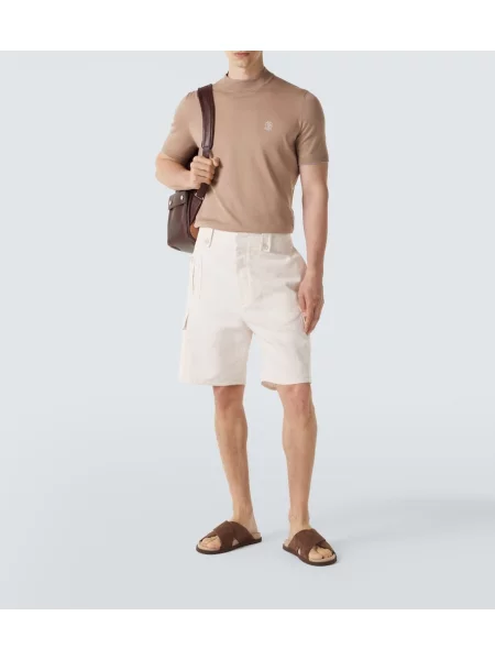Pulover Brunello Cucinelli maro