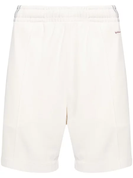 Pantaloni scurți Limitato din material terry alb
