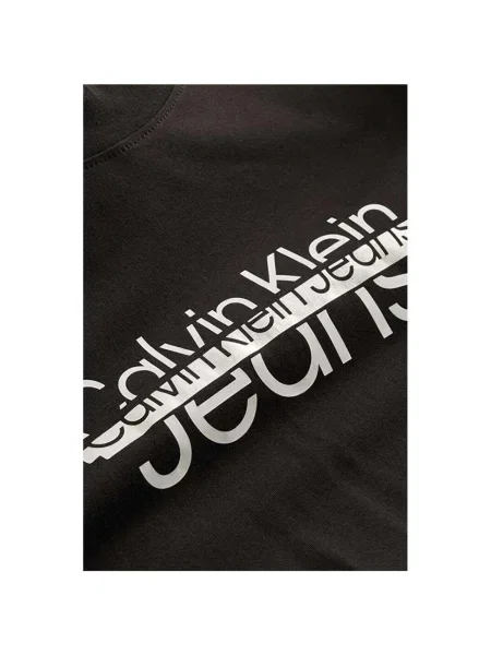 Denim ruha Calvin Klein Jeans fekete