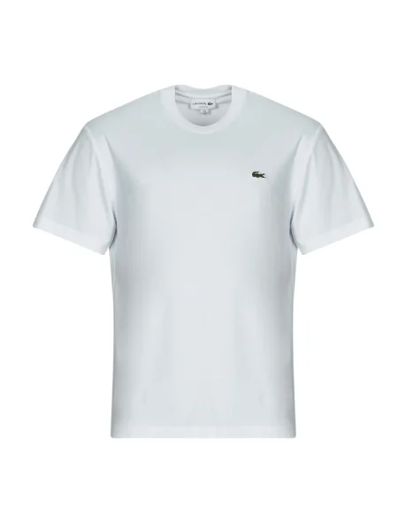 Tricou Lacoste cu autograf alb