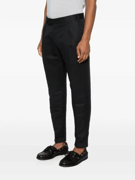 Pantaloni Pt Torino plisate albastru