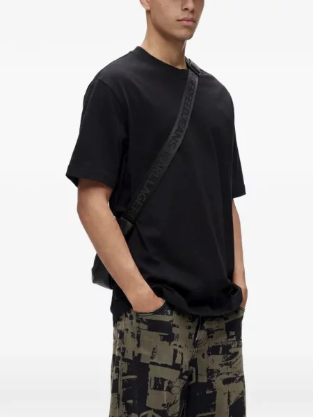 Μπλούζα Karl Lagerfeld Jeans με σχέδιο μαύρο