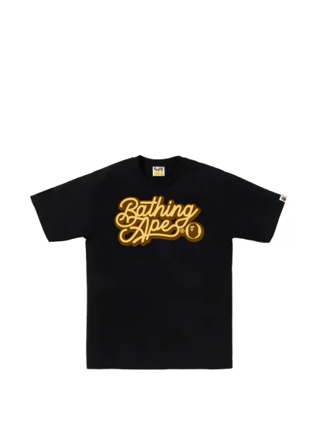 Tricou A Bathing Ape® cu imagine negru