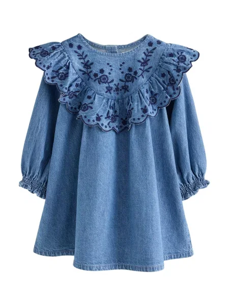 Next Rochie denim albastru