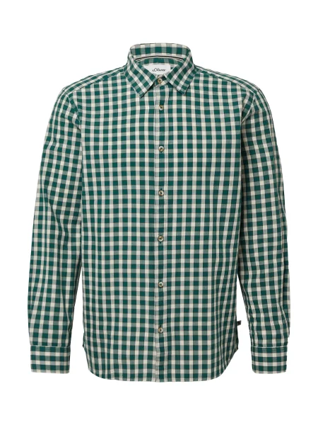 S.Oliver Srajca kremna smaragd / jelka rjava