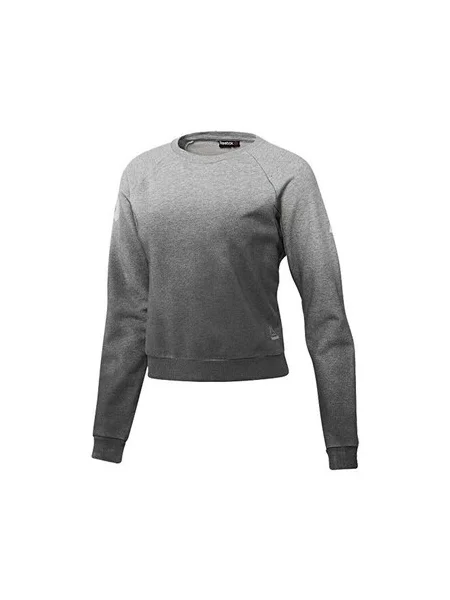 Mikina Reebok Sport sivá