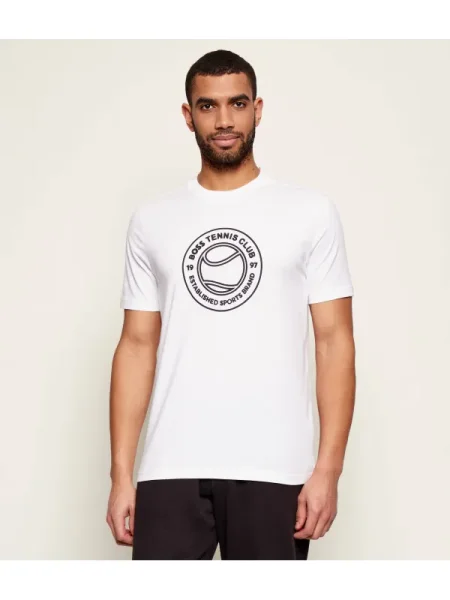 BOSS Tricou TS_Join Logo alb