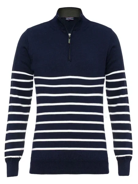 Felix Hardy Pulover mornarsko plava bijela