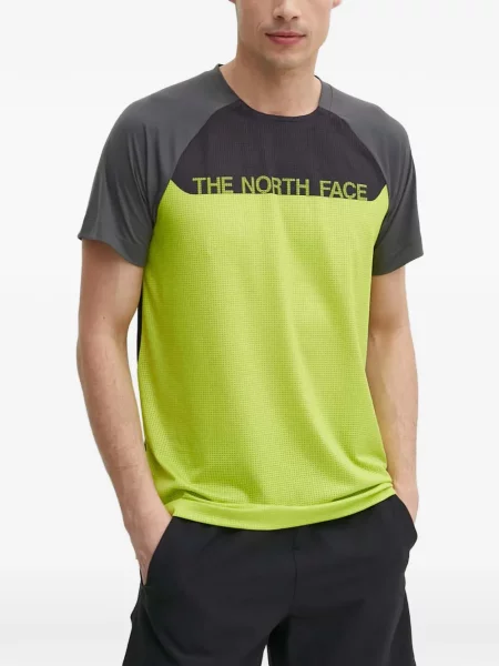 Tricou The North Face cu imagine verde