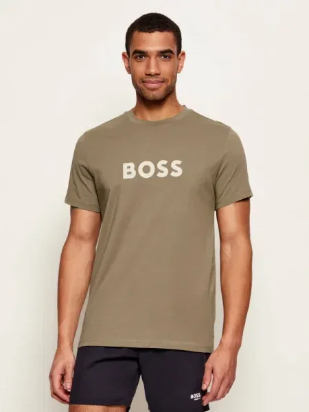 BOSS BLACK Tricou RN negru