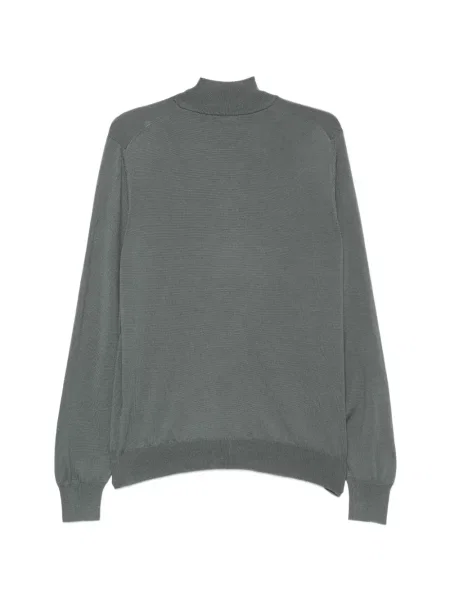 Tricou polo Barba tricotate verde