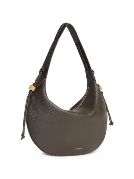 Δερμάτινη τσάντα shopper Coccinelle πράσινο