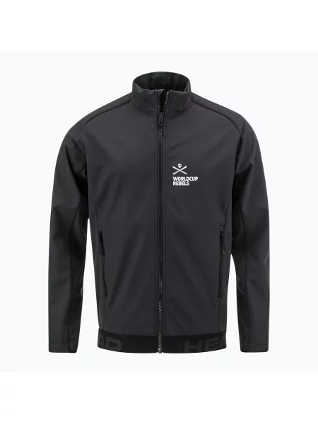 Softshellová bunda HEAD Race Softshell black černá