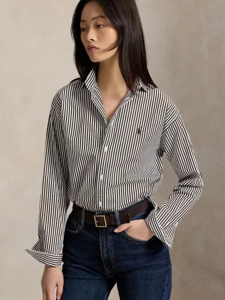 Polo Ralph Lauren cămașă pentru femei din maro