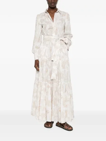 Rochie maxi Mc2 Saint Barth alb