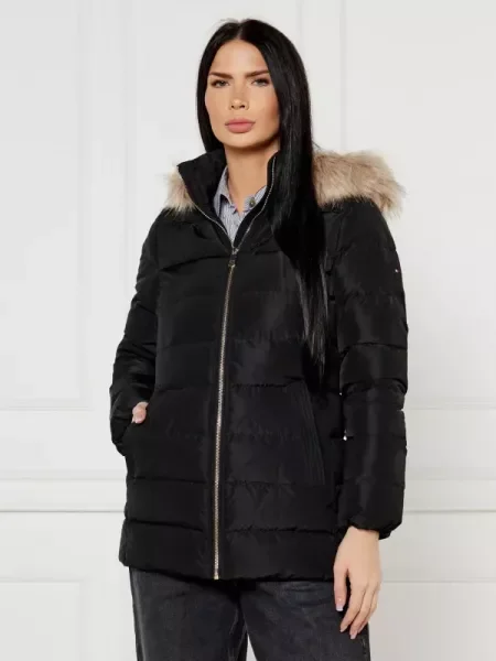 Tommy Hilfiger De puf geacă TYRA negru