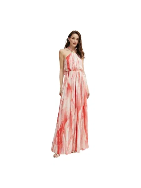Elisabetta Franchi Sukienka letnia czerwony