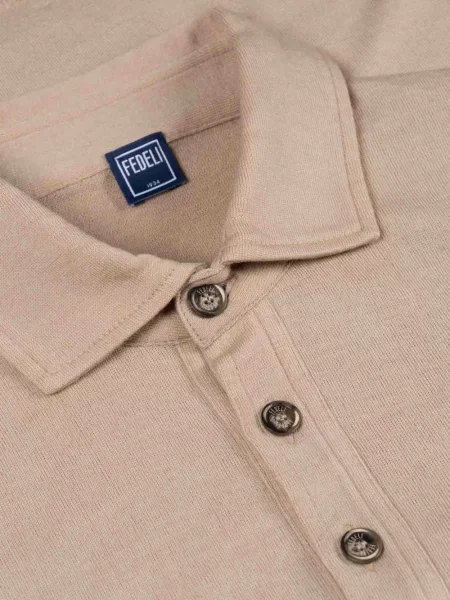 Lung tricou polo Fedeli