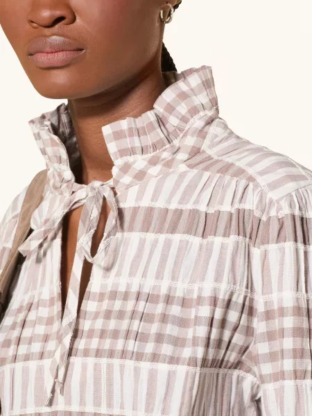 Top Barbour s volány hnědý