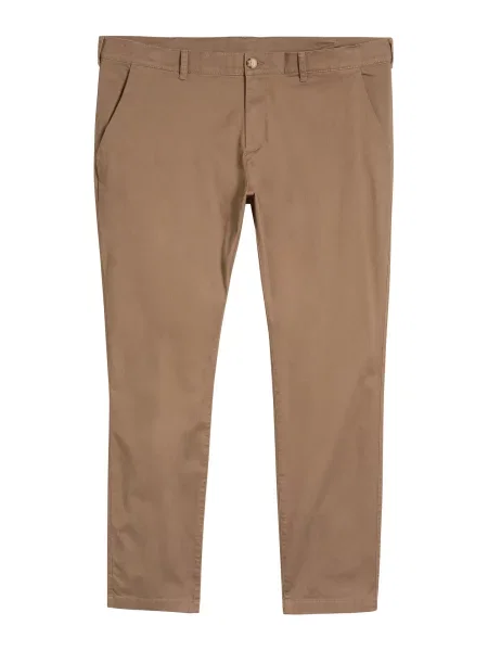 TOM TAILOR + Pantaloni eleganți cappuccino maro