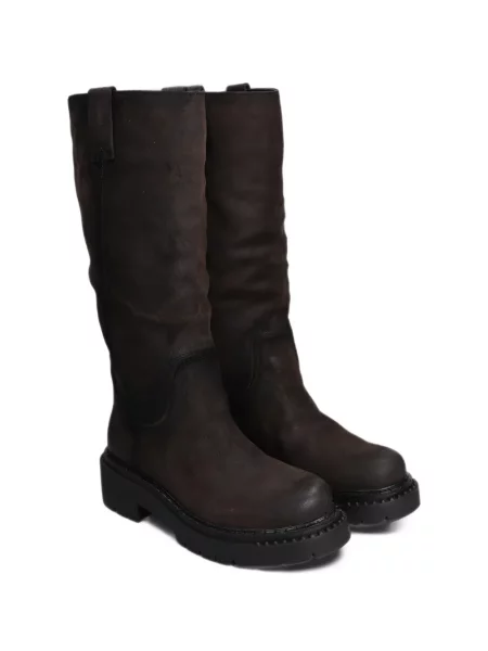 Botine Ash din piele de căprioară chunky maro