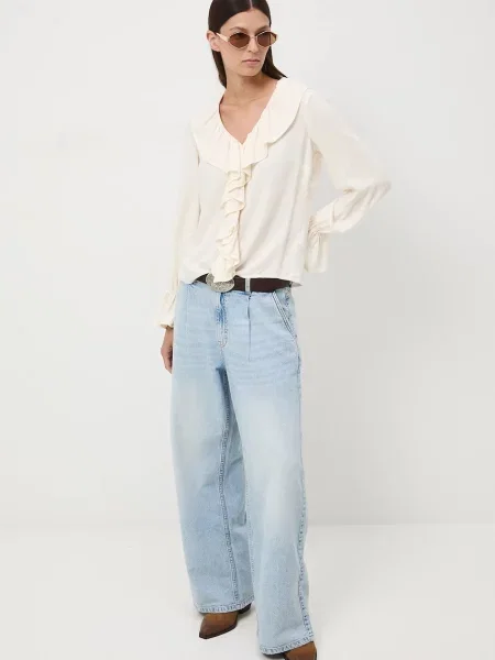 Блузка Medicine однотонна бежевий