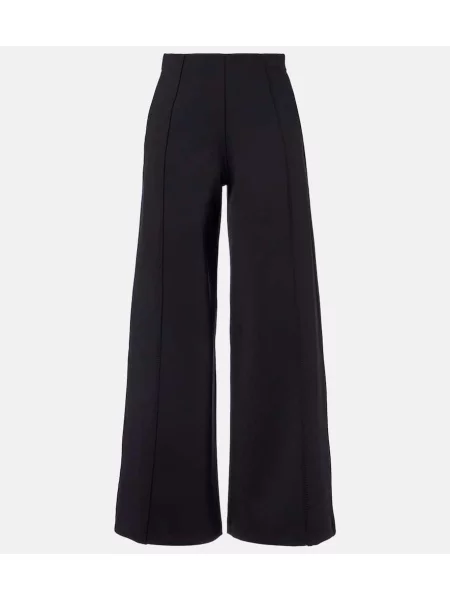 Pantaloni Max Mara din jerseu negru