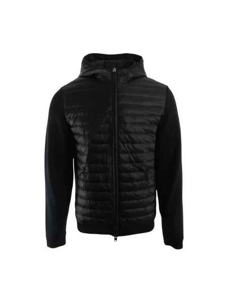 Lniana kurtka Woolrich czarna