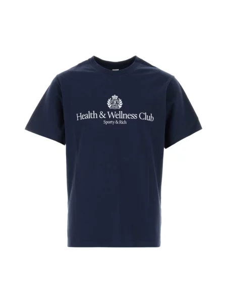 T-shirt Sporty & Rich H&W Crest Tshirt UNISEX Dark Navy L granatowa